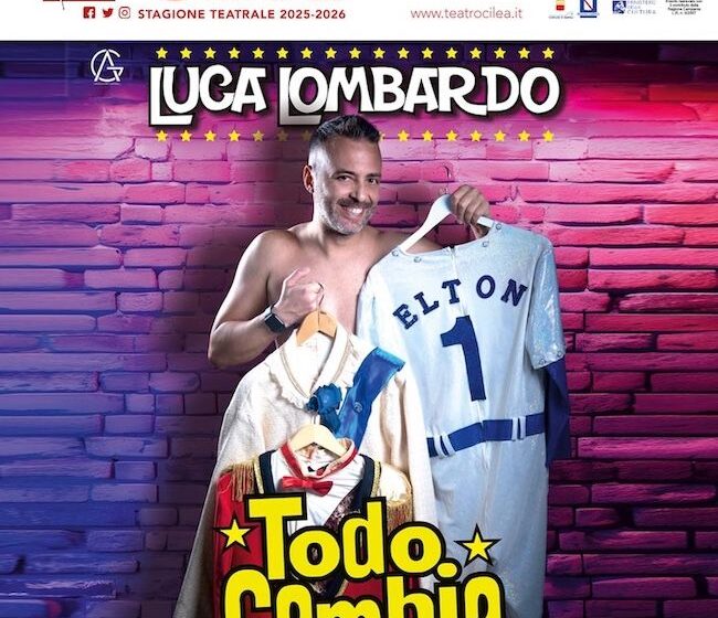 Il trasformismo incontra la magia – Luca Lombardo in scena del Teatro Cilea di Napoli con “Todo Cambia”
