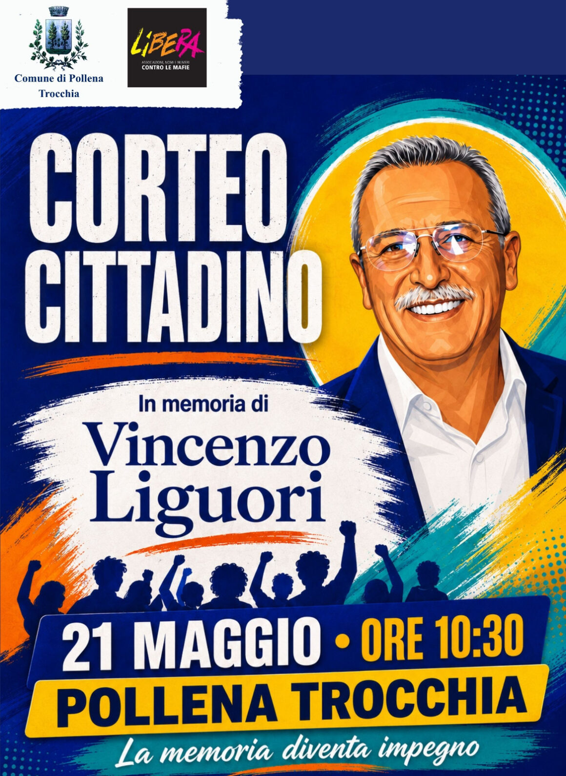 Corteo 21 maggio per Vincenzo Liguori Pollena Trocchia. Giovedì 21 maggio, corteo cittadino contro la violenza in memoria di Vincenzo Liguori