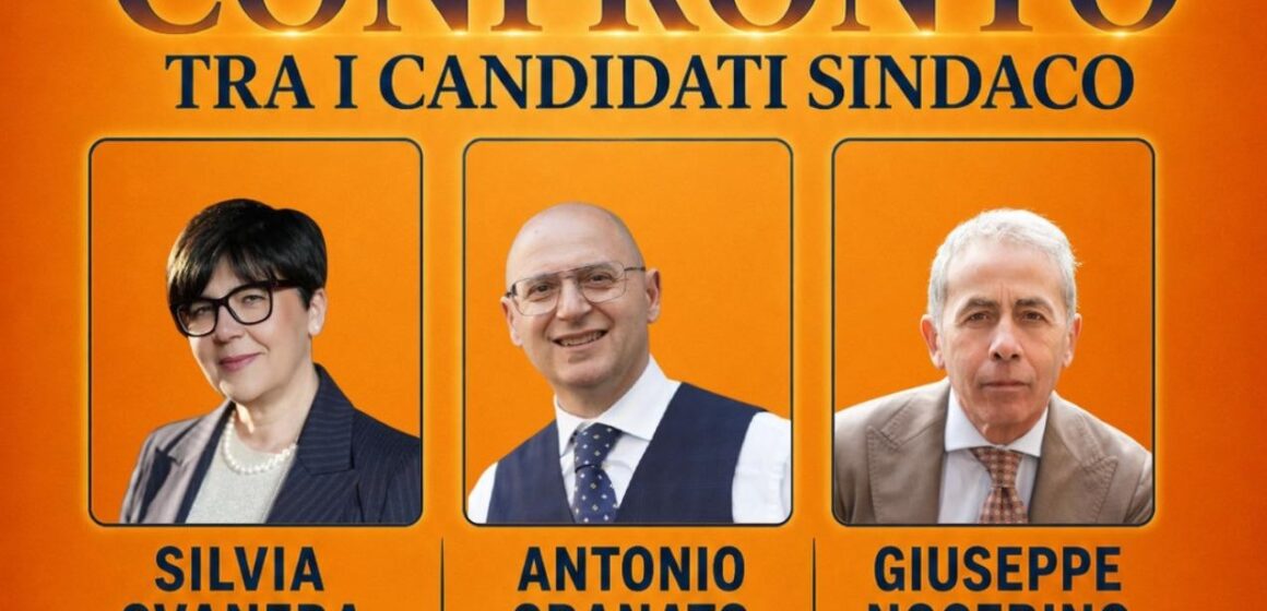 confronto tra i candidati sindaco Somma Vesuviana- Venerdì 15 maggio, l’attesissimo confronto tra i candidati a sindaco: Peppe Nocerino, Antonio Granato e Silvia Svanera. Evento organizzato dall’associazione ‘Amici del vivere bene’