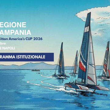 Regata Preliminare di America’s Cup, la Campania si racconta al Race Village. Dal 24 al 27 settembre sul Lungomare di Napoli, testimonianze, incontri e show cooking 