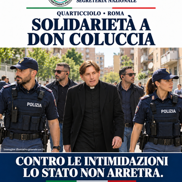 Roma. Quarticciolo, Cosap: “Solidarietà a Don Antonio Coluccia, contro le intimidazioni lo Stato non arretra”