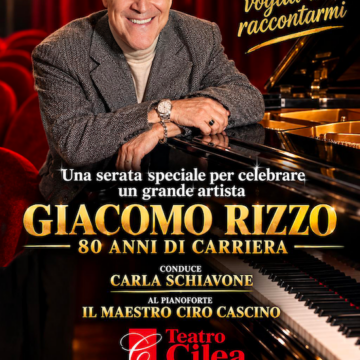 Napoli. Inizia la stagione del Teatro Cilea con tre appuntamenti fuori programma tra beneficenza, musica e teatro, omaggio a Giacomo Rizzo e prima del debutto ufficiale con Gianfelice Imparato
